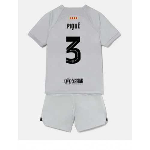 Barcelona Gerard Pique #3 Tredjedraktsett Barn 2022-23 Kortermet (+ Korte bukser) Barcelona Gerard Pique #3 Tredjedraktsett Barn 2022-23 Kortermet (+ Korte bukser)